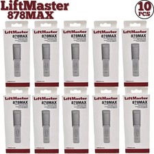 10 Pack LiftMaster 878MAX Wireless Keypad Remote Security+ 2.0 Garage Opener picture