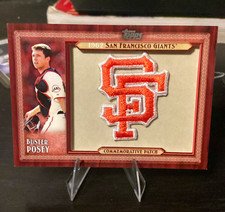 Topps 2011 Series 2 Buster Posey Commemorative Patch Relic CP-25 Giants picture