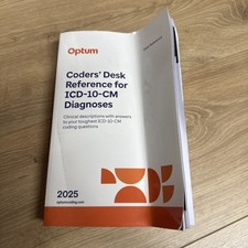 2025 Coders' Desk Reference for Diagnoses ICD-10-CM by Optum BentCoverNoHiglight picture