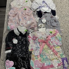 Vintage Corolle Doll Clothes 17-18, 42-44cm, 21-22, 52-55cm Lot Of 6 Outfits picture