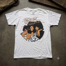 Vintage 80s Pointer Sisters 1985 Concert Tour Band Tee Tshirt Screen Stars VTG picture