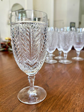 Ralph Lauren Home Herringbone Crystal Goblet picture