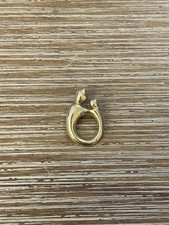 Vintage 14K Yellow Gold Mother & Child Pendant Charm by Kaynar picture