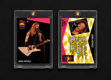 James Hetfield Metallica ProSet Super Stars Fan Art  Trading Card picture