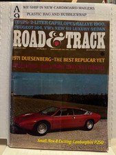 Vintage Road and Track Magazine February 1971 picture
