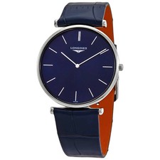Longines Blue Sunray Dial Blue Leather Men's Watch L4.766.4.95.2 picture