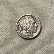 1921-S Buffalo Nickel VF Key Date #JM112 picture