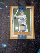 Joe DiMaggio SSP 2016 Prime Cuts Authentic Game Used Jersey Patch Card #5/10. picture