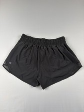Lululemon Hotty Hot High Rise Lined Short 2.5” Black Size 6 W7AYYR picture