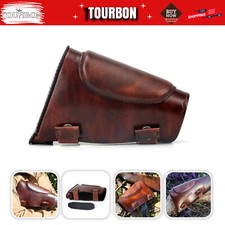 TOURBON Retro Leather Slip on Recoil Pad Buttstock Cover Cheek Riser Rest picture