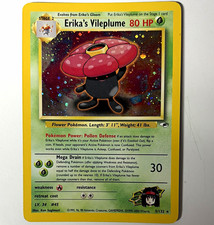 Pokemon TCG Gym Heroes Unlimited Holo Rare Erika's Vileplume 005/132 picture