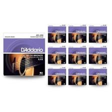 D'Addario EJ13 8020 Bronze Custom Light Acoustic Guitar Strings 10 Pack picture