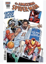 AMAZING SPIDER-MAN #1001 JALEN BRUNSON NY KNICKS NYCC EXCLUSIVE NM 2026 IN-HAND picture
