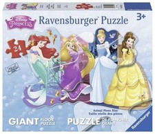 Pretty Princesses 24 PC Shapred Floor Puzzle (Toy) picture