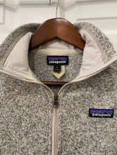Patagonia Better Sweater Fleece Jacket S Gray Full Zip Worn Wear Outdoor Layer picture