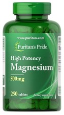 Puritan's Pride Magnesium 500 mg - 250 Tablets picture