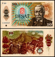 Czechoslovakia 10 Korun, 1986, P-94, Used picture
