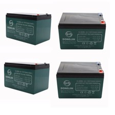 4pc 6-DZM-12 12V 12Ah Battery 6-DZF-12 Cart Go Kart ATV BIKE Scooter Wheelchair picture
