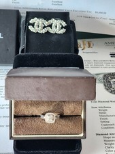 Vera Wang LOVE Collection Total Diamond Weight 1.08 cts Princess Cut Value $4000 picture