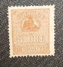 1868 Sweden Scott #13 MNH picture