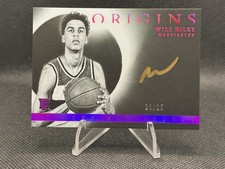 025-26 Panini Origins Will Riley Eclipse Signatures Holo Pink Rookie Auto 20/25 picture