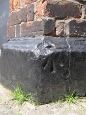 Photo 6x4 Pivot benchmark on the Albion Inn Chester This cut benchmark is c2009 picture