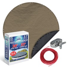 PoolCoverChoice Winter Swimming Pool Cover for 28 ft Round Pool picture