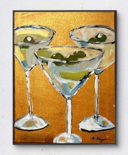 Mary Myers Original Abstract Acrylic Painting 11x14 Canvas OOAK Contemporary Art picture