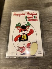 RARE Rappin’ Roofus Rappin’ Up Christmas  Vintage Cassette Tape 1991 picture