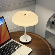 Vintage Orange Mushroom Lamp Mid Century Modern Retro Minimalist Table Lamp picture
