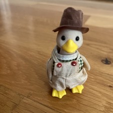 Sylvanian Families Puddleford Duck Male Adult, Vintage 1980s/1990s Tomy  picture