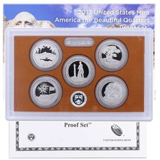 2013 S Proof Parks Quarter Set ATB Gem DCam OGP & COA 5 Coins CN-Clad picture