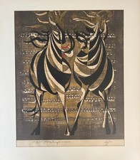 TADASHI NAKAYAMA Woodblock Print - Toho No Gogo (Afternoon In The East) - #28/50 picture