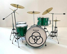 John Bonham Zep Tribute Green Sparkle Ludwig Mini Drum Kit Model picture