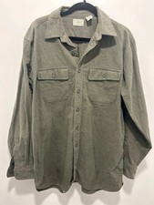 Vintage L.L.Bean olive button-front shirt picture