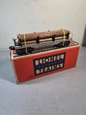 LIONEL No. 2411 Flat Car W/6 Logs Car ++++ Post War ++++ Original Box ++++ picture