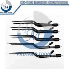 American Non-Stick Irrigation Bayonet Bipolar Forceps Set Of 5 Pcs picture