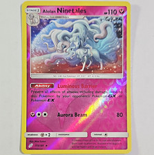 Pokémon TCG Alolan Ninetales Team Up 111/181 Reverse Holo Rare English picture