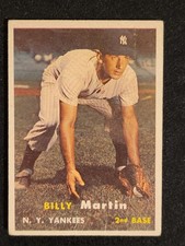 1957 Topps - Billy Martin #62 - VG  *CLCOLLECTIBLES* picture