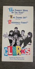 CLERKS VHS Kevin Smith Jason Mewes Vintage 90’s Comedy Vtg Miramax 1995 picture