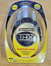 Monster Standard THX Certified Composite Video cable 4ft -24K Gold ContactsNEW picture