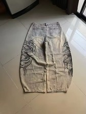 Y2K Vintage Hip Hop Harajuku Baggy Wide Leg Jeans picture
