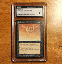 Jovial Evil Legends 1994 Rare Sorcery CGC 9 Graded English Magic: The Gathering picture