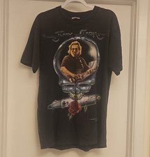 Rare Jerry Garcia Grateful Dead Graphic Tee XL Distressed Vintage 1990s picture