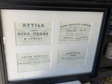 Guiseppe Verdi Opera Cards Professionally Framed / Matted picture