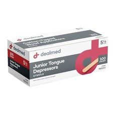 Dealmed Tongue Depressor, Sterile, Wood 5.5