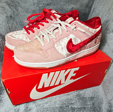 Nike Dunk Low SB x StrangeLove Valentines Day Dupe CT2552-800 Pink Suede Lace-Up picture