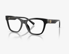 Dolce & Gabbana DG3430 501 Black Eyeglasses Frame Square Luxury Women 55-18 picture