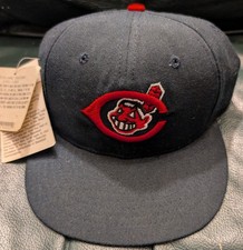 Vintage 1951-1957 Cleveland Indians Chief Wahoo Logo Hat Cooperstown Collection picture