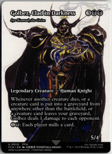 Golbez Clad In Darkness 0010 Showcase Final Fantasy FF MTG Magic Card picture